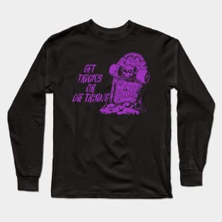 Get tricks or die trying - purple Long Sleeve T-Shirt